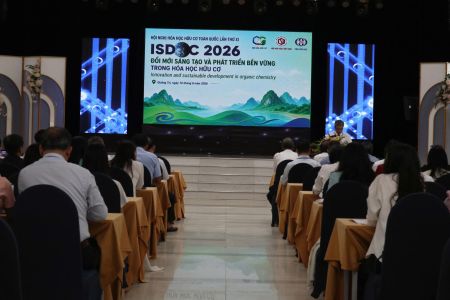 ISDOC 2026: Đổi mới sáng tạo và phát triển bền vững trong hóa học hữu cơ