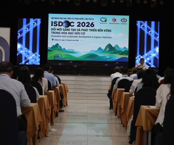 ISDOC 2026: Đổi mới sáng tạo và phát triển bền vững trong hóa học hữu cơ
