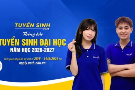 Trường Đại học Khoa học và Công nghệ Hà Nội mở Hệ thống tuyển sinh trực tuyến đợt 3 năm 2026