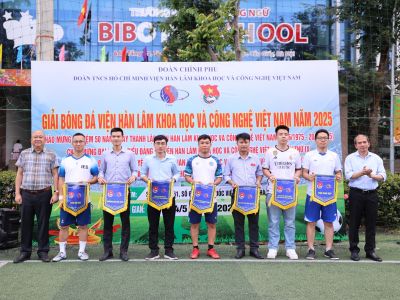 Khai mạc Giải bóng đá Viện Hàn lâm Khoa học và Công nghệ Việt Nam năm 2025