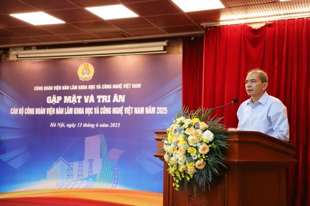 Gặp mặt và tri ân cán bộ Công đoàn Viện Hàn lâm Khoa học và Công nghệ Việt Nam năm 2025