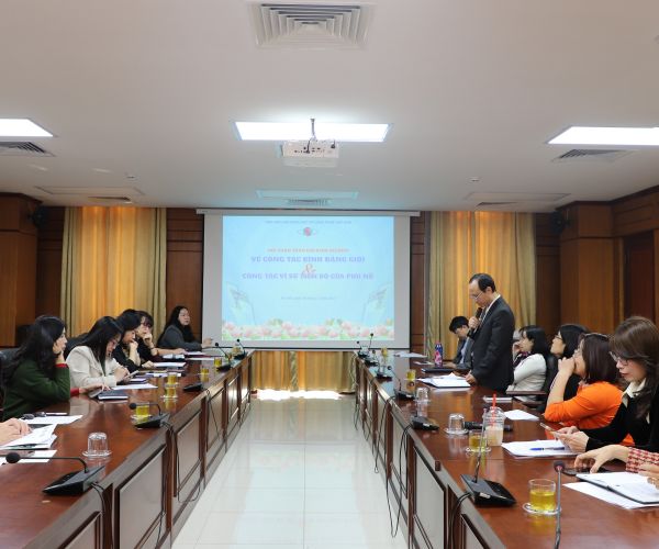 Hội thảo trao đổi kinh nghiệm về công tác bình đẳng giới và công tác vì sự tiến bộ của phụ nữ