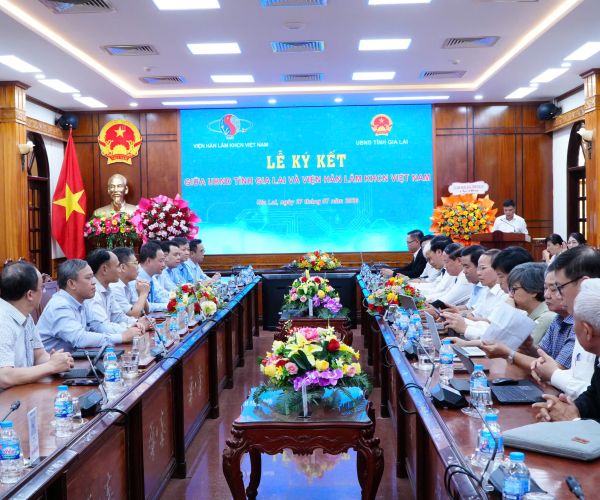 Viện Hàn lâm Khoa học và Công nghệ Việt Nam và UBND tỉnh Gia Lai ký kết thỏa thuận hợp tác giai đoạn 2026 – 2030